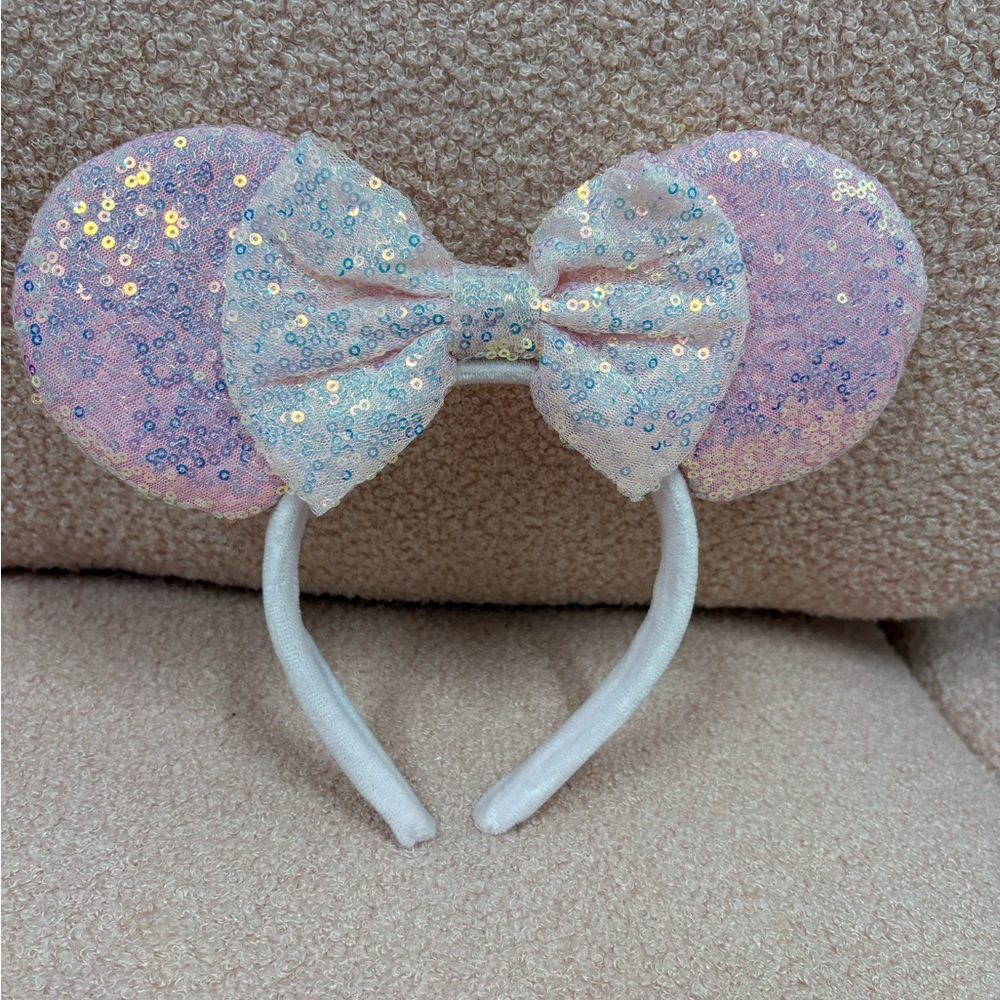 Sequin Minnie Mouse Ears Headband‎